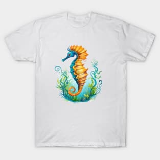 Watercolor Seahorse T-Shirt